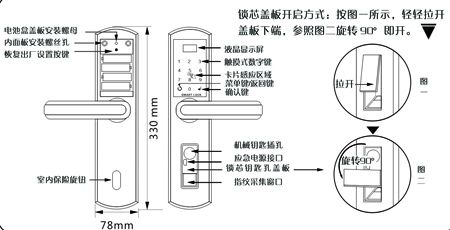 抗擊打超級耐用超級價格指紋密碼鎖中的"硬漢特種兵"