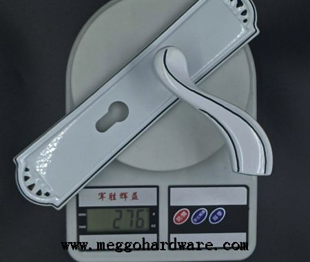 新品上市|烤漆白靜音室內(nèi)門鎖228C5|門鎖廠家|鎖具批發(fā)(圖)